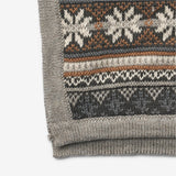 Wheat Outerwear Knitted Neckwarmer Lorenz Outerwear acc. 3229 warm grey melange