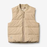 Wheat Outerwear Lightweight Puffer Gilet Fryd Vest 9608 sand stone