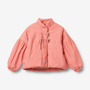 Wheat Outerwear Lightweight Puffer Jacket Sola Jacket 9606 red check