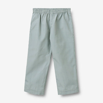 Wheat Outerwear Lightweight Shell Trousers Vand Trousers 1306 blue check