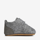 Wheat Footwear Marlin Felt Home Shoe | Baby Indoor Shoes 0171 grey