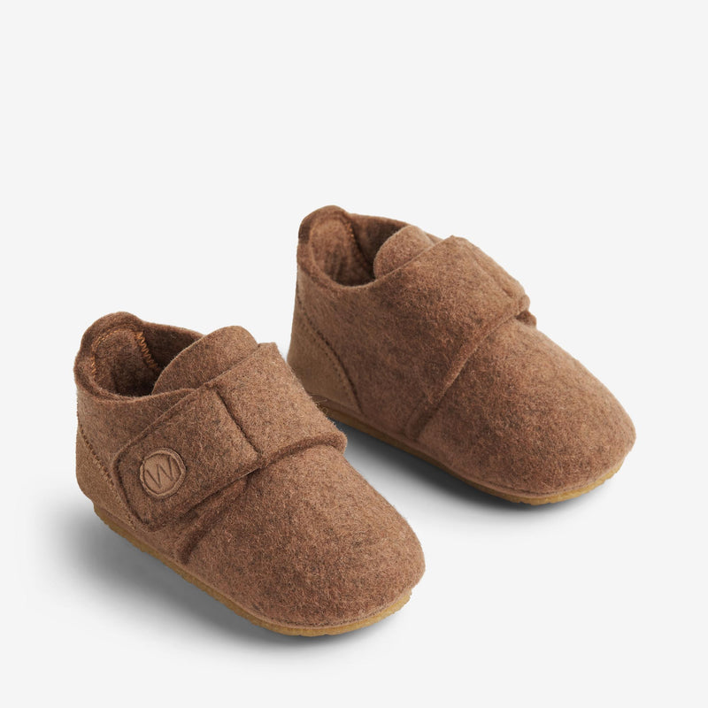 Wheat Footwear Marlin Felt Home Shoe Indoor Shoes 1153 light brown