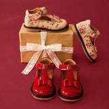 Wheat Footwear Mary Jane Shoes Lucia Shoe 9697 red cherry