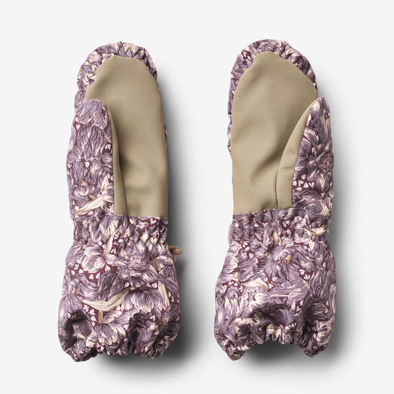 Wheat Outerwear Mittens Tech Outerwear acc. 1177 purple tulips
