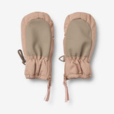 Wheat Outerwear Mittens Zipper Tech | Baby Outerwear acc. 2031 rose dawn