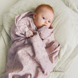 Wheat Main Muslin blanket Karly Accessory 1353 soft lilac flowers