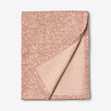 Wheat Main Muslin blanket Karly Accessory 9566 rose dust flower meadow