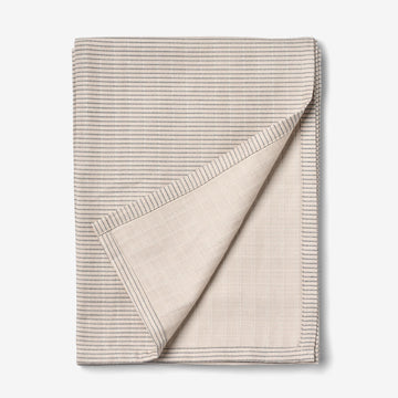 Wheat Main Muslin blanket Karly Accessory 9572 stormy weather stripe
