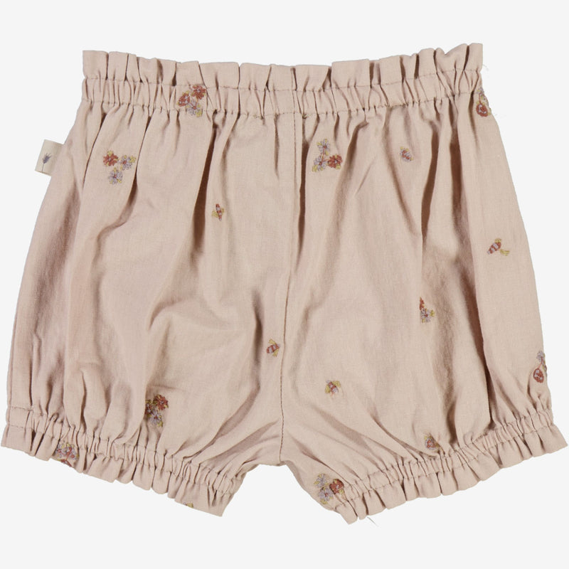 Wheat Main  Nappy Pants Angie Shorts 9202 embroidery flowers