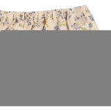 Wheat Nappy Pants Pleats Shorts 9048 alabaster flowers