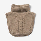 Wheat Outerwear Neckwarmer Softo Accessory 9556 grey camel melange