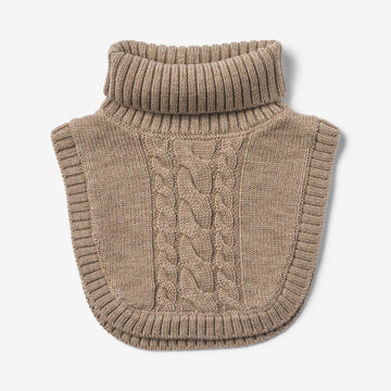 Wheat Outerwear Neckwarmer Softo Accessory 9556 grey camel melange