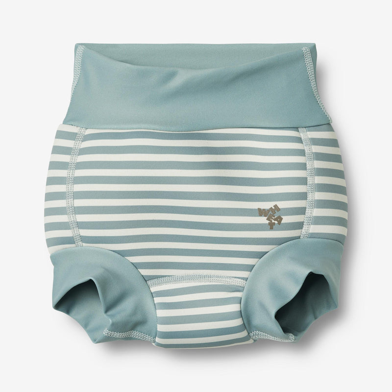Wheat Main Neoprene Swim Pants Anker Swimwear 9437 rainy waves stripe