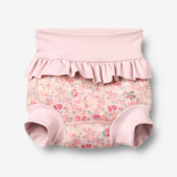 Wheat Main Neoprene Swim Pants Rita Shorts 2526 powder flowers and seashells