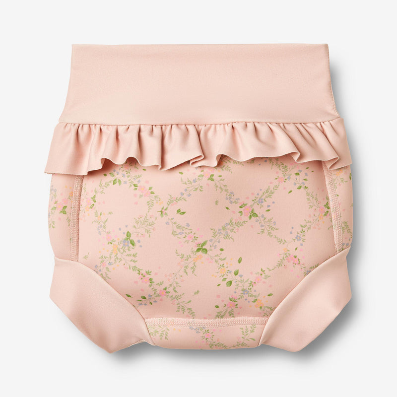 Wheat Main Neoprene Swim Pants Rita Swimwear 9450 powder checked flowers