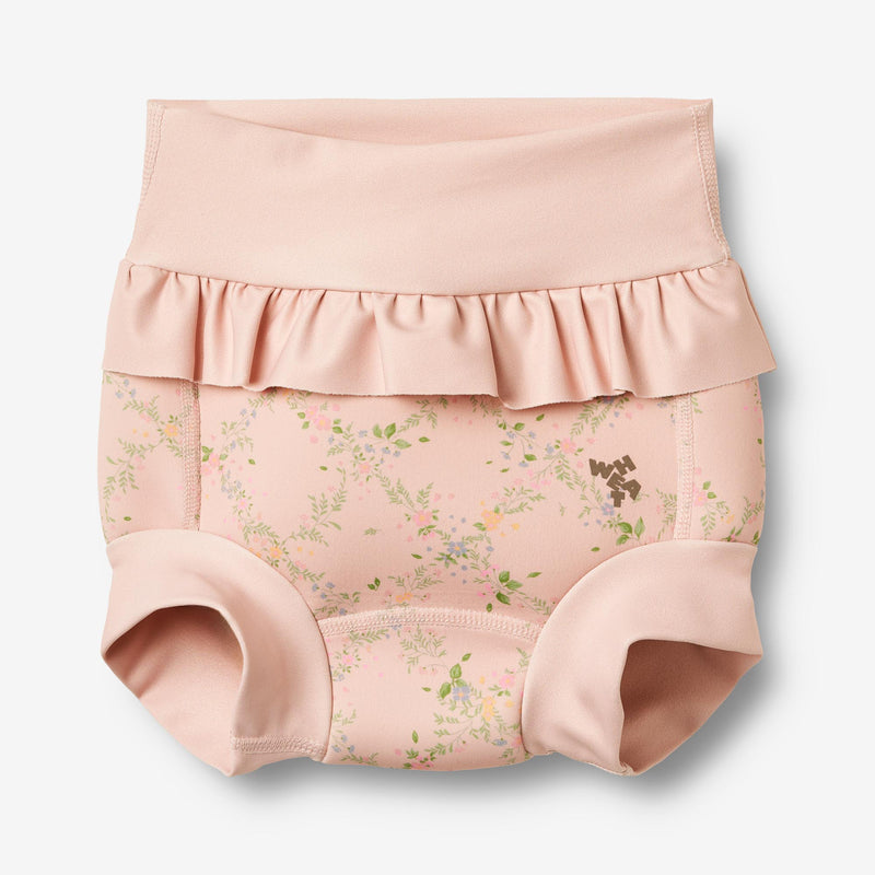 Wheat Main Neoprene Swim Pants Rita Swimwear 9450 powder checked flowers