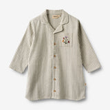 Wheat Main Nightgown L/S Sylva Home 9585 blue stripe