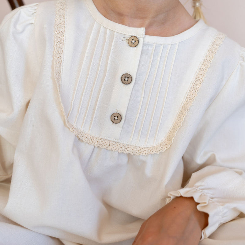 Wheat Main Nightgown Lucia Home 3129 eggshell