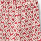 Wheat Main Nightwear Mila Home 9763 dim rose bows