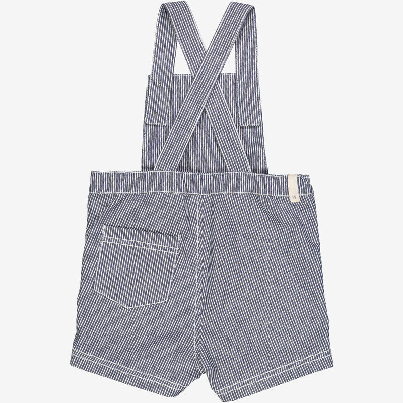 Wheat Main  Overall Erik | Baby Suit 1197 navy denim stripe
