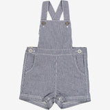 Wheat Main  Overall Erik | Baby Suit 1197 navy denim stripe