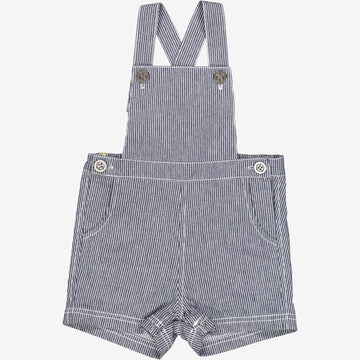 Wheat Main  Overall Erik | Baby Suit 1197 navy denim stripe