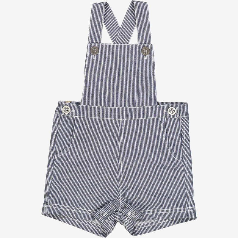 Wheat Main  Overall Erik | Baby Suit 1197 navy denim stripe