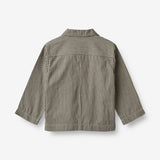 Wheat Main Overshirt Avi Shirts and Blouses 0030 black coal stripe