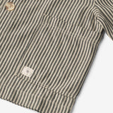 Wheat Main Overshirt Avi Shirts and Blouses 0030 black coal stripe