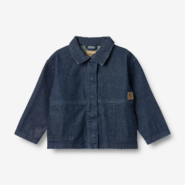 Wheat Main Overshirt Sola Denim 1108 dark blue