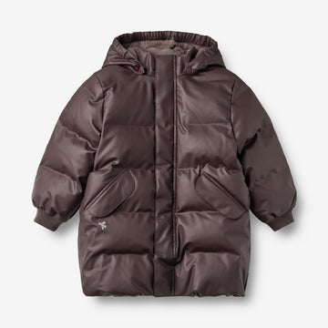 Wheat Outerwear PU Puffer Jacket Coast Jacket 9620 chocolate plum