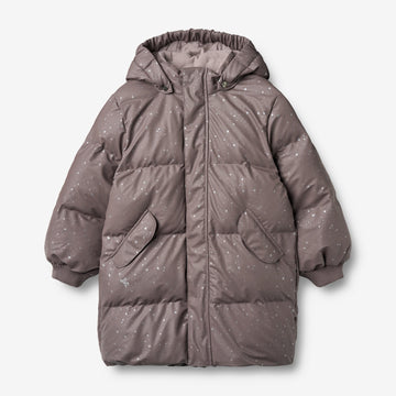 Wheat Outerwear PU Puffer Jacket Coast Jacket 1036 purple stone stars
