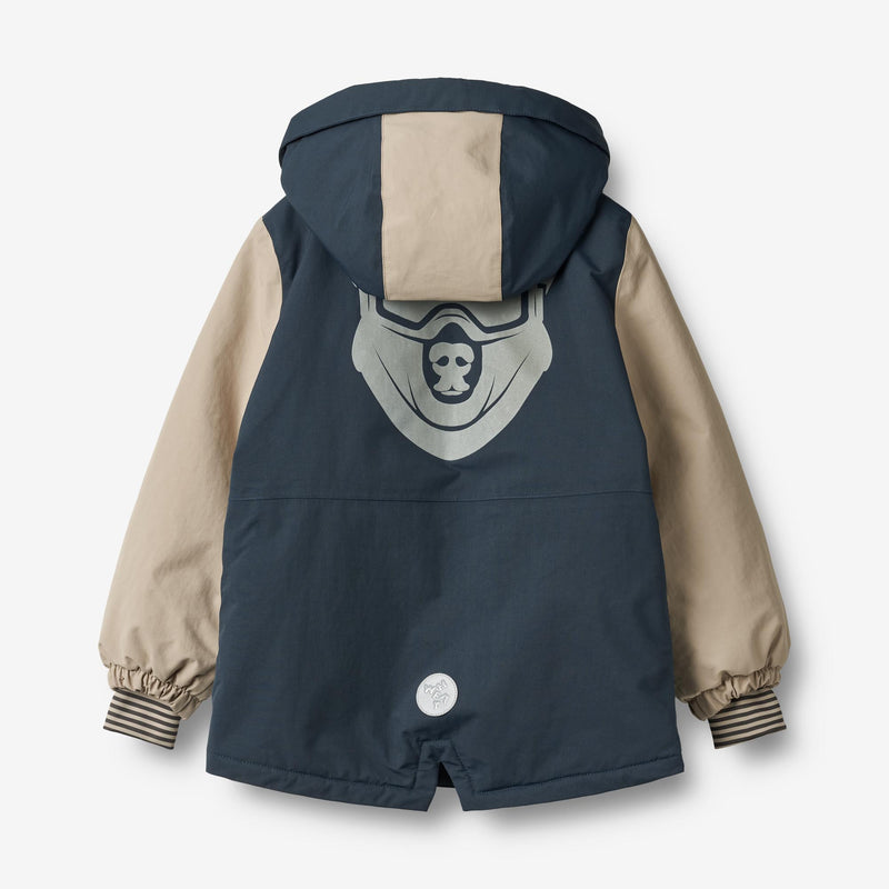 Wheat Outerwear Parka Mekkel Tech Jackets 1108 dark blue