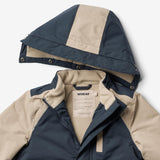 Wheat Outerwear Parka Mekkel Tech Jackets 1108 dark blue