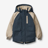 Wheat Outerwear Parka Mekkel Tech Jackets 1108 dark blue