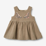 Wheat Main Pinafore Mirna Dress 0099 grey stone