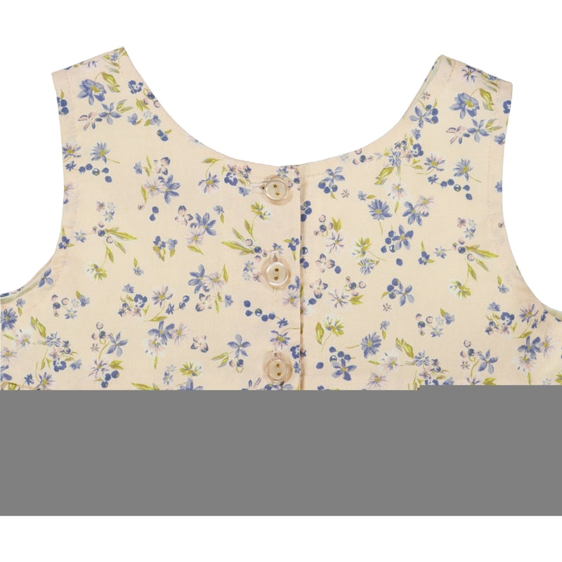 Wheat Main Pinafore Wrinkles Dresses 9048 alabaster flowers