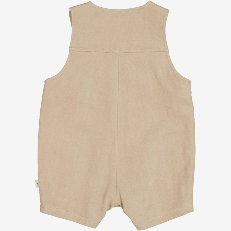 Wheat Playsuit Elif Embroidery | Baby Suit 3097 dark sand 