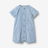 Wheat Main Playsuit Frederik Playsuit 9633 blue chambrey