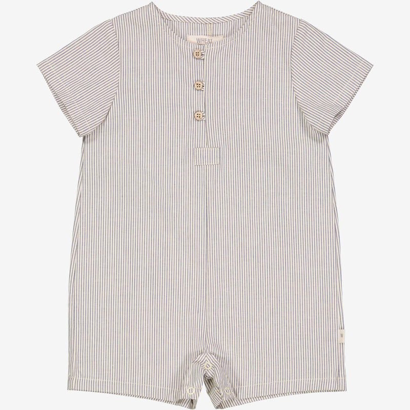 Wheat Main  Playsuit Niller | Baby Suit 1045 classic blue stripe
