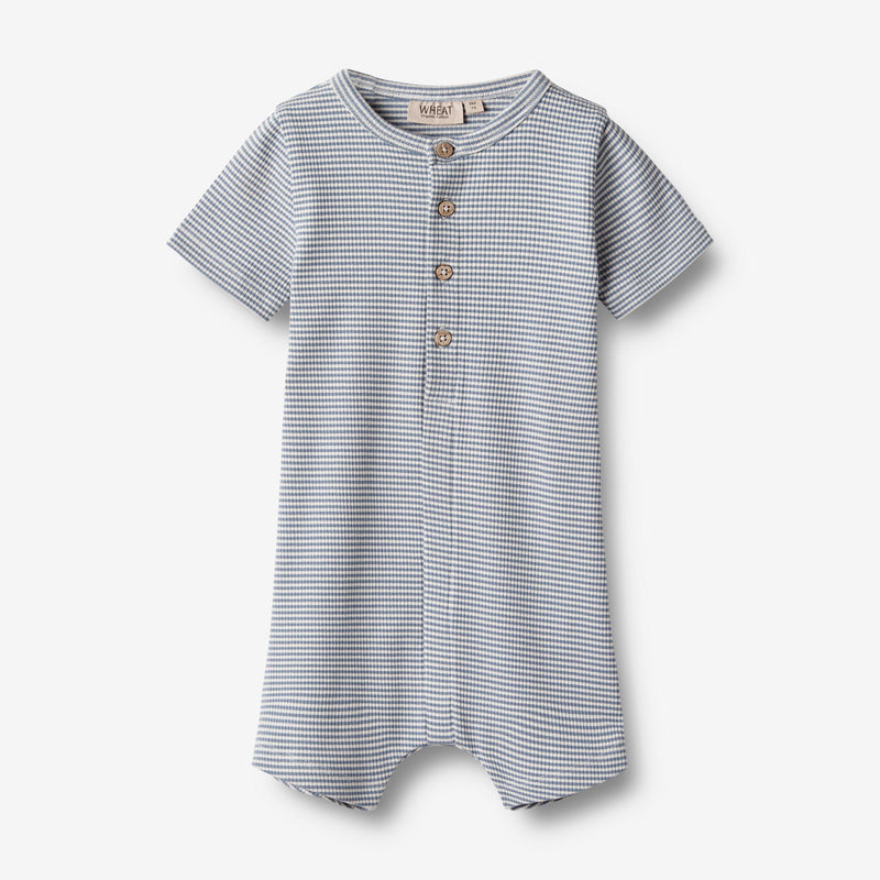 Wheat Main Playsuit S/S Elton Jumpsuits 1048 blue stripe
