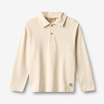 Wheat Main Polo L/S Yves Blouse 3191 offwhite