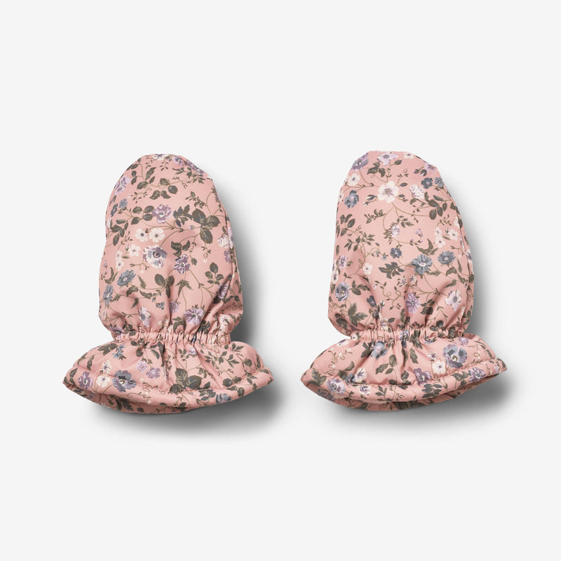 Wheat Outerwear Puffer Baby Mittens Muffu Accessory 9536 rose powder flowers