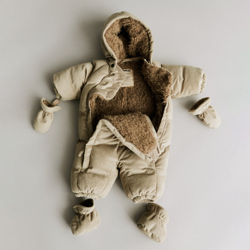 Wheat Outerwear Puffer Baby Suit Nallo Outdoor Suit 0099 grey stone