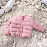 Wheat Outerwear Puffer Jacket Diso Jacket 9799 peach pink