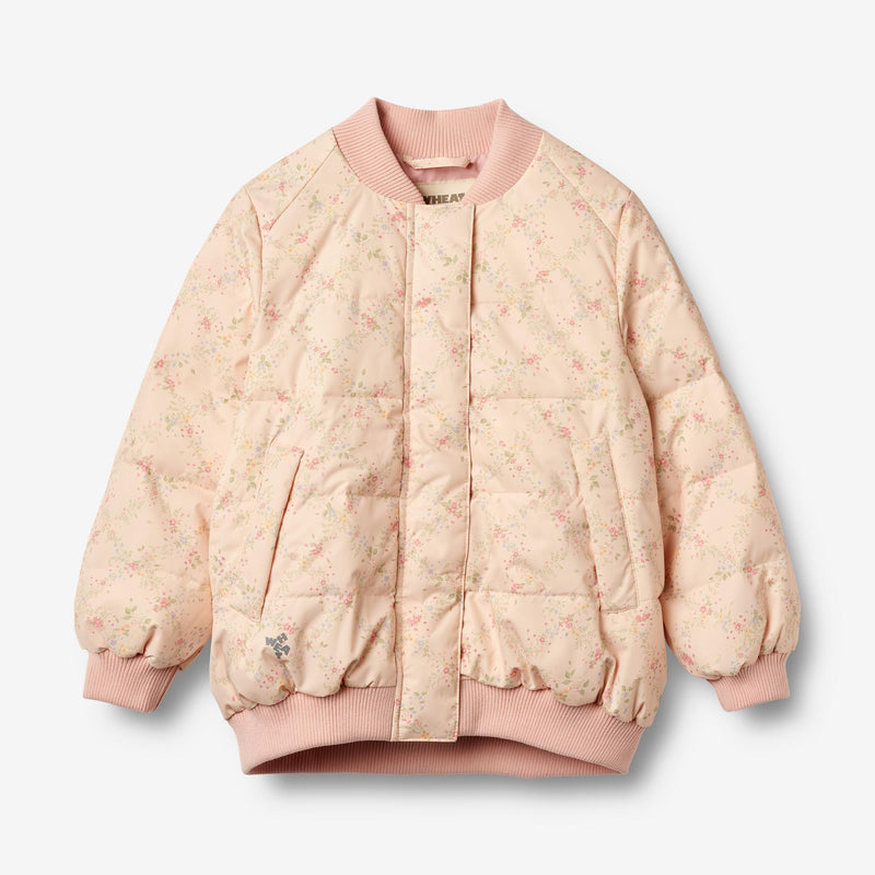 Wheat Outerwear Puffer Jacket Lotte Jacket 9523 rose checked flowers