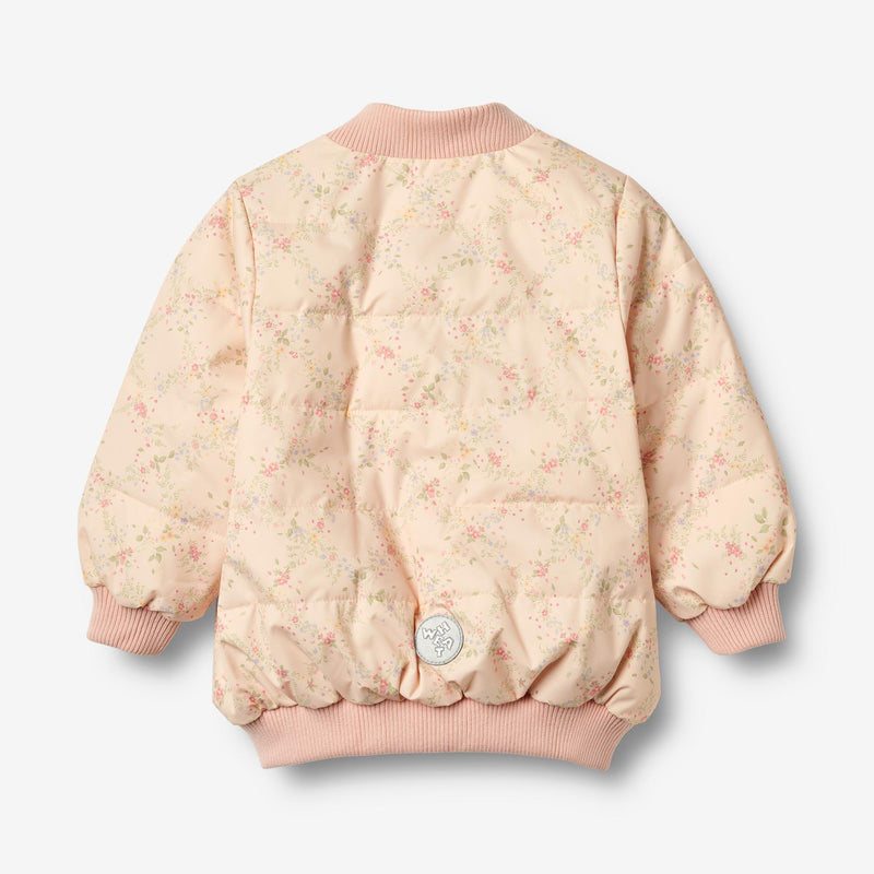 Wheat Outerwear Puffer Jacket Lotte Jacket 2115 rose checked flowers