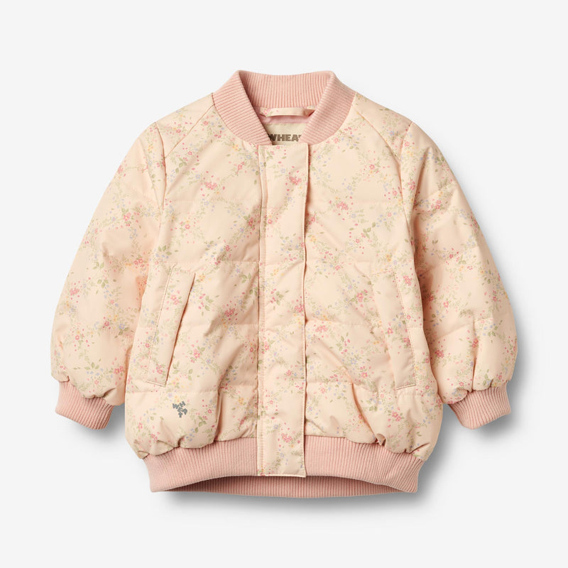 Wheat Outerwear Puffer Jacket Lotte Jacket 2115 rose checked flowers