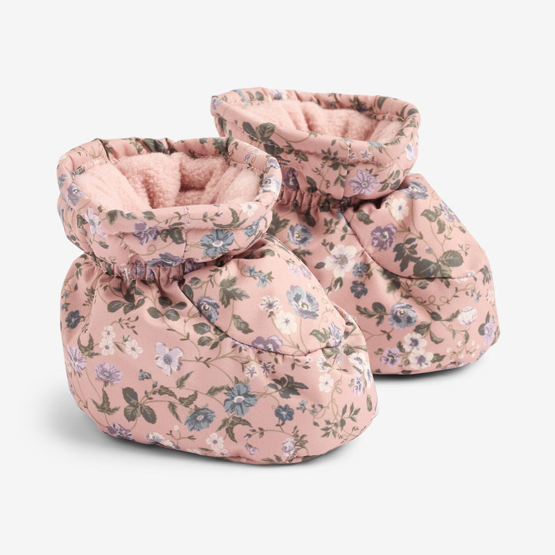 Wheat Outerwear Puffer baby Booties Fuffa Accessory 9536 rose powder flowers