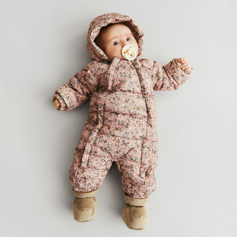Wheat Outerwear Puffer baby Booties Fuffa Accessory 0099 grey stone